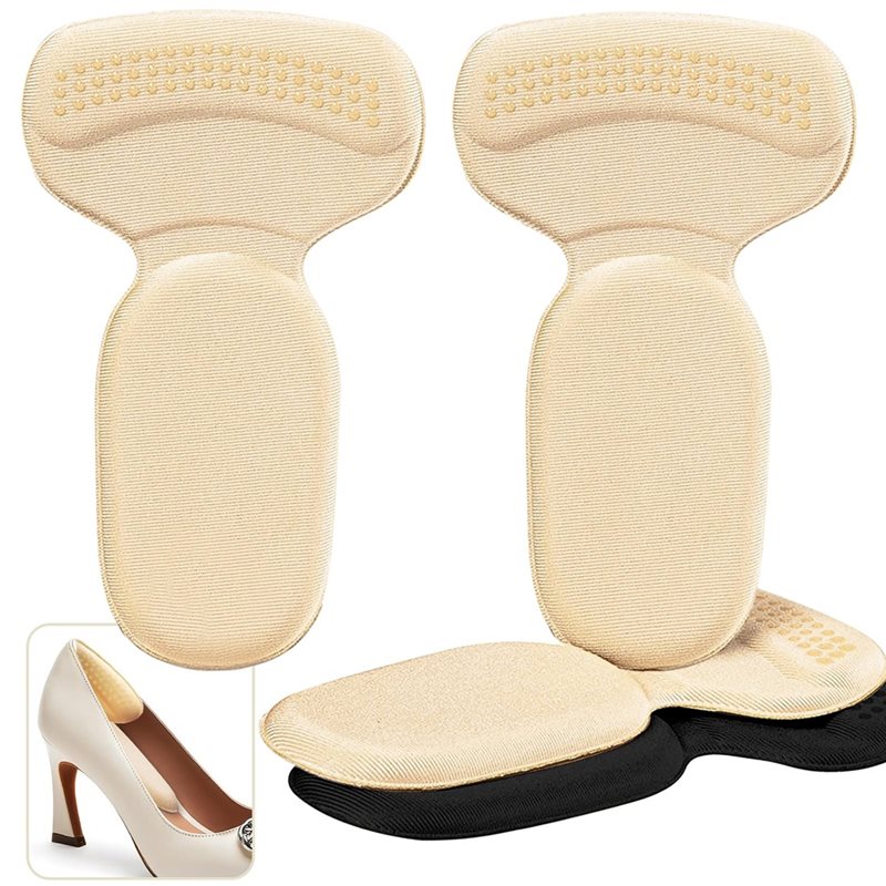 Heel Liner Grip - TEXU แผ่นรองส้นเท้า 10 ชิ้น สำหรับรองเท้าที่หลวมเกินไป แผ่นกันลื่นสำหรับผู้หญิงและผู้ชาย