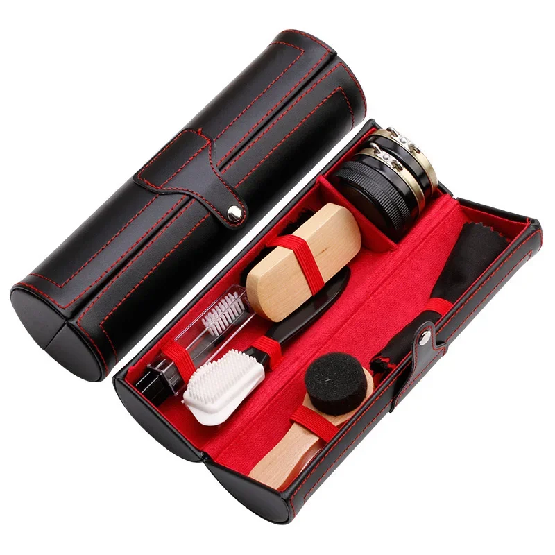 Sneaker Care Set - ชุดดูแลรองเท้ามืออาชีพ แปรงขัดรองเท้าหนังขัดเงาอย่างรวดเร็ว ชุดทำความสะอาด ให้เครื่องมือสะอาดเงางามสำหรับรองเท้าบู๊ทรองเท้าผ้าใบ