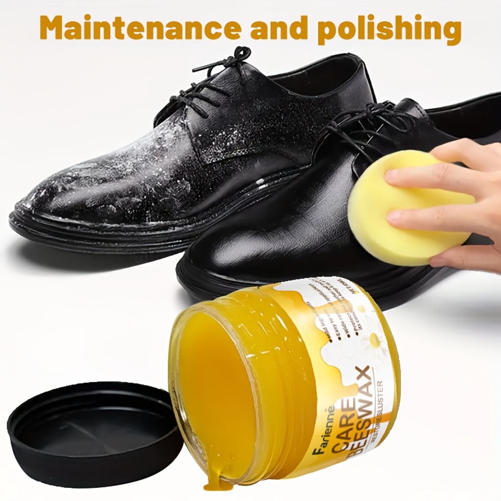 Sneaker Care Spray - ชุดดูแลรองเท้า - เหมาะสําหรับการขัดและบํารุงรักษาพื้นผิวหนังเทียม ขี้ผึ้งดูแลระดับพรีเมียมสําหรับสีต่างๆ