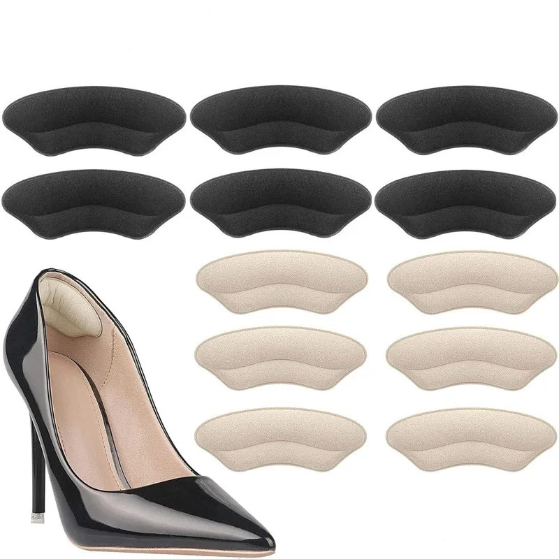 Heel Liner Grip - แผ่นรองส้นเท้าแบบมีกาวสำหรับผู้หญิง 4 ชิ้น/8 ชิ้น ป้องกันการเสียดสี บรรเทาอาการปวดเท้า