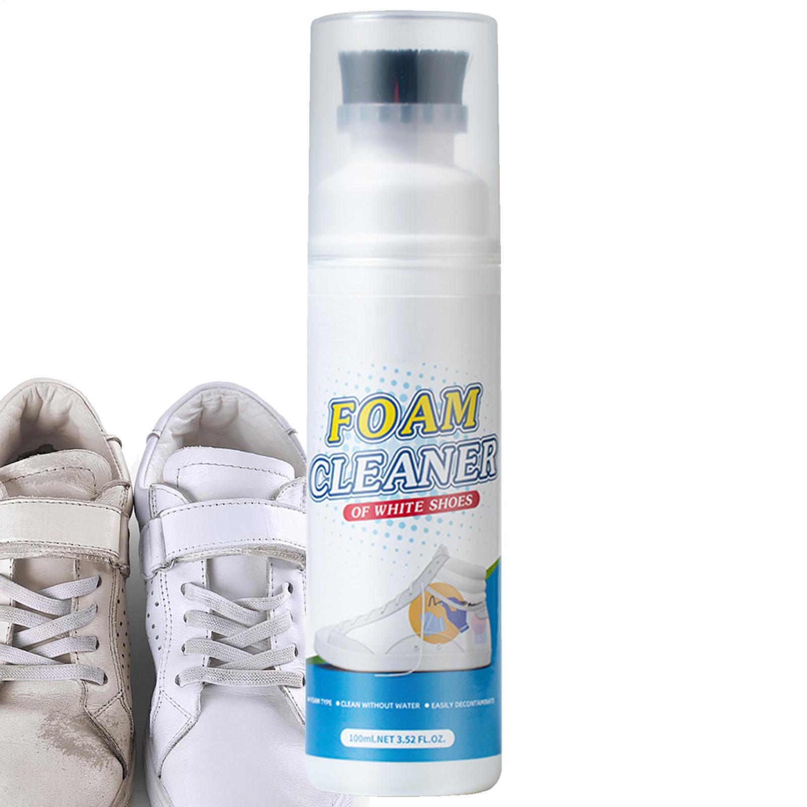 Sneaker Care Spray - น้ำยาทำความสะอาดรองเท้าแบบโฟม 100 มล. สำหรับรองเท้าสีขาว รองเท้าบูท รองเท้าผ้าใบ