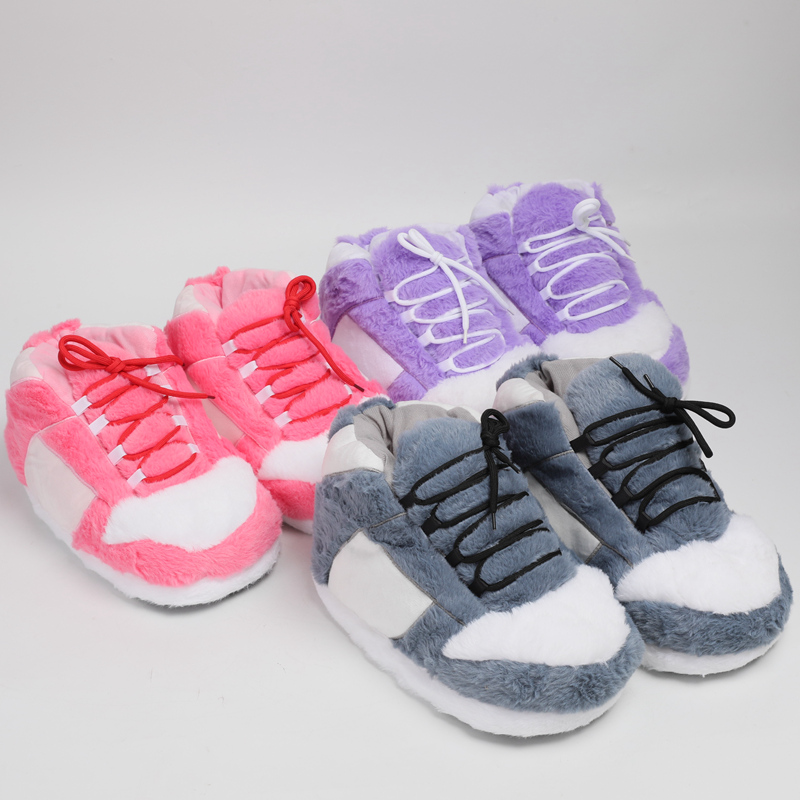 Sneaker Care Set - รองเท้าแตะแบบสวมในบ้าน ขนนุ่ม อุ่นสบาย ทันสมัย กันลื่น นุ่มฟู