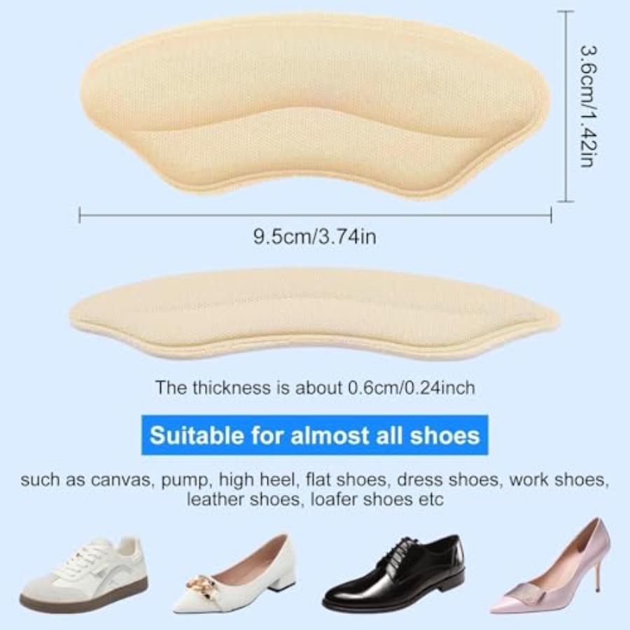 แผ่นรองส้นเท้า 9 คู่สำหรับรองเ - Heel Liner Grip บทวิจารณ์และราคา