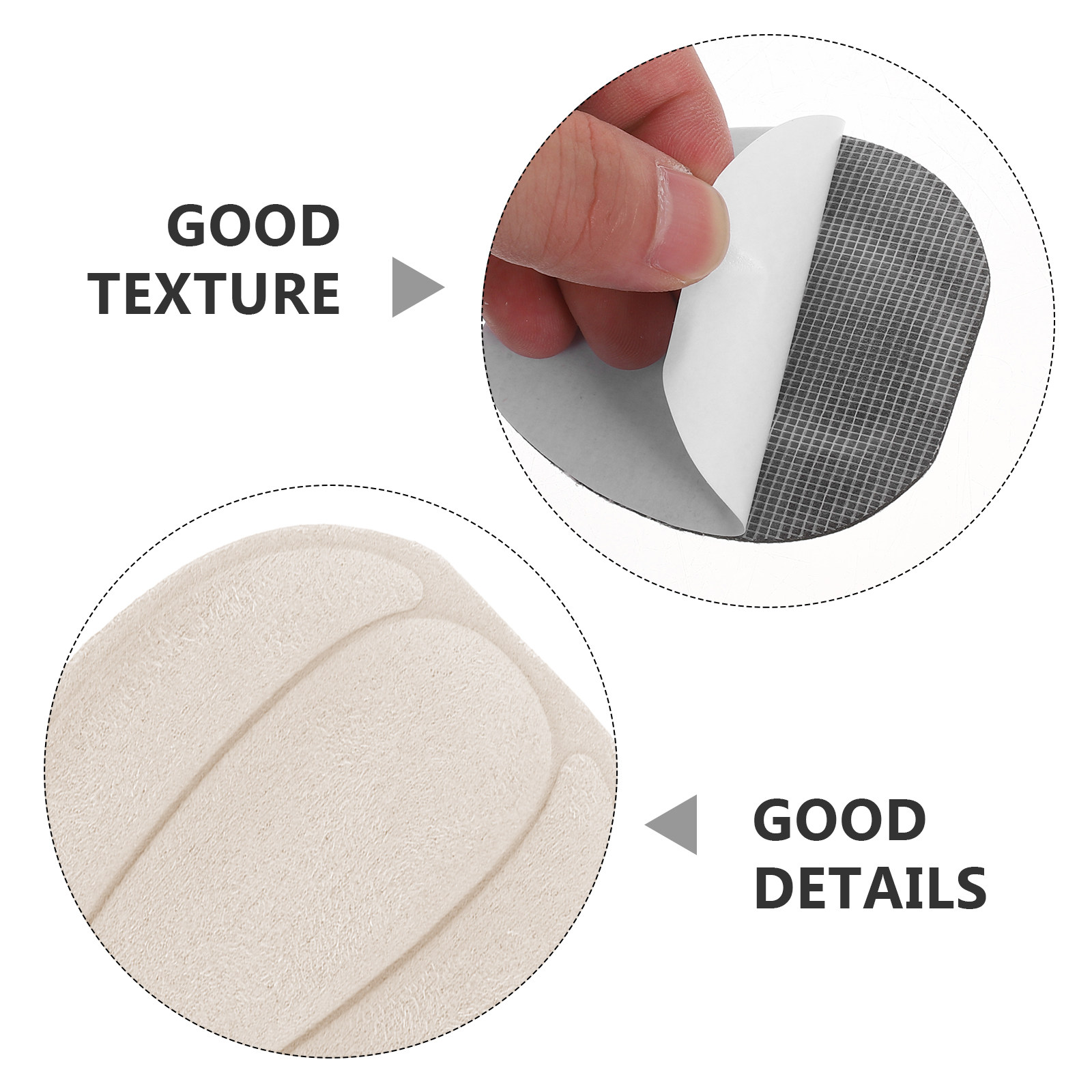 แผ่นกันลื่นสำหรับส้นเท้า 4 คู่ - Heel Liner Grip บทวิจารณ์และราคา