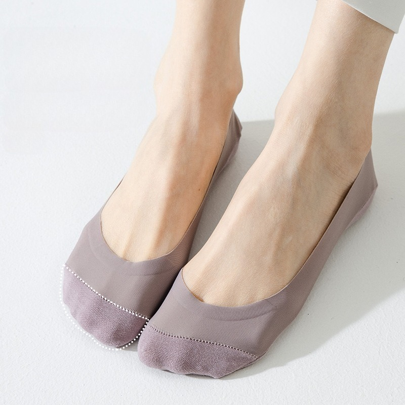 ถุงเท้าซ่อนส้นแบบไม่ลื่น 1 คู่ - Heel Liner Grip บทวิจารณ์และราคา