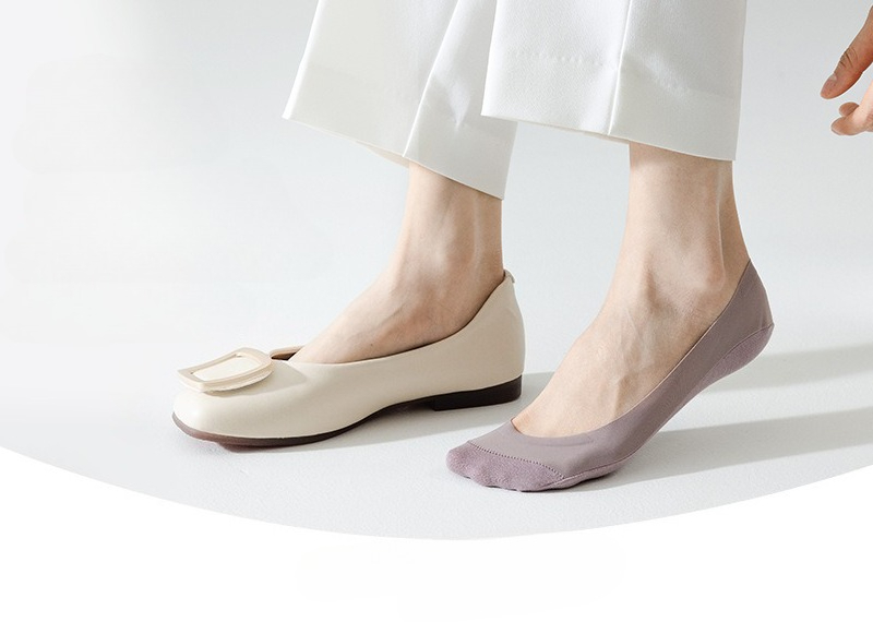 ถุงเท้าซ่อนส้นแบบไม่ลื่น 1 คู่ - Heel Liner Grip บทวิจารณ์และราคา