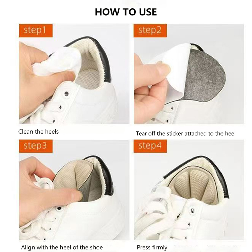 แผ่นรองส้นเท้า 4 คู่ สำหรับรอง - Heel Liner Grip บทวิจารณ์และราคา
